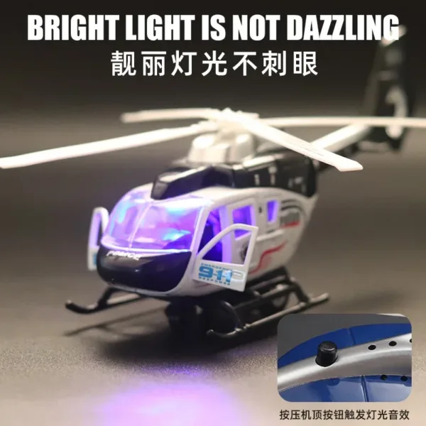 Diecast Rescue Helicopter Model 1:32 Scale - Image 4