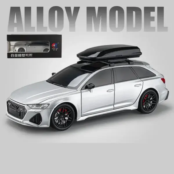 1/24 Audi RS6 Diecast Model Car with Sound - Image 8