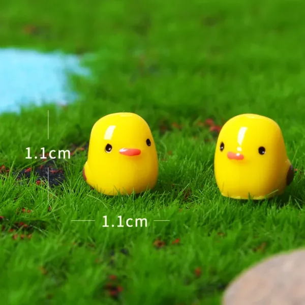 50pcs Mini Resin Chicken Figurines for Decor - Image 6