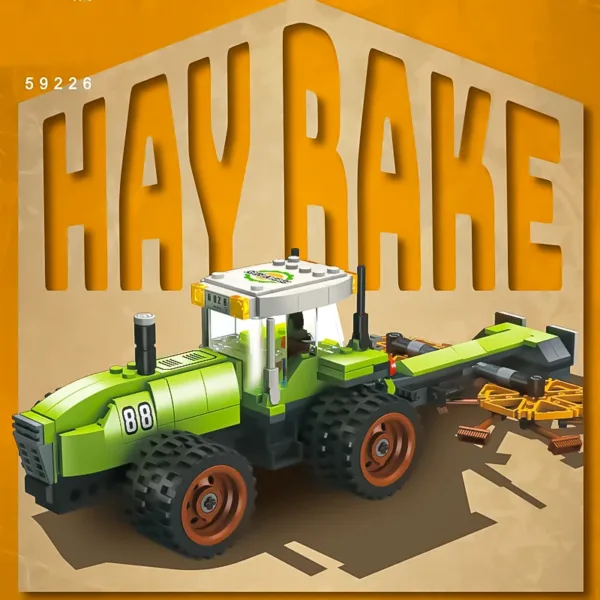 City Series Building Blocks Forage Harvester Set - Image 4