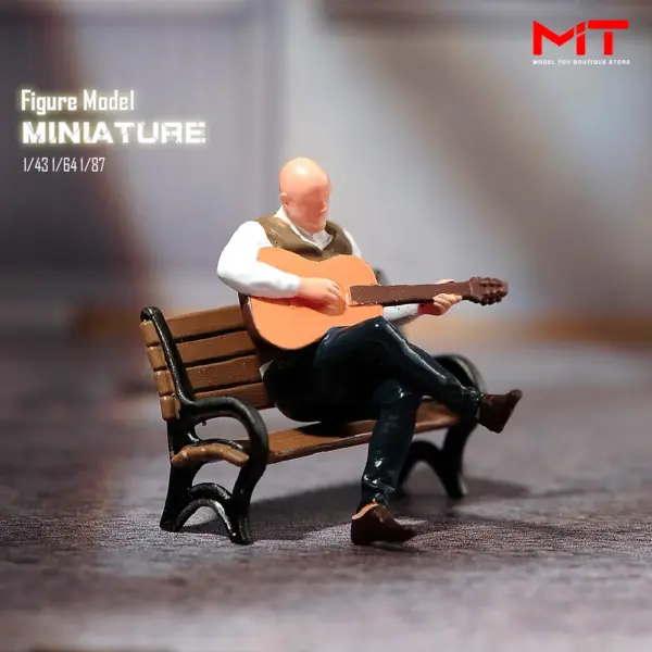 Miniature Figurine Set - Man Playing Guitar - Image 2