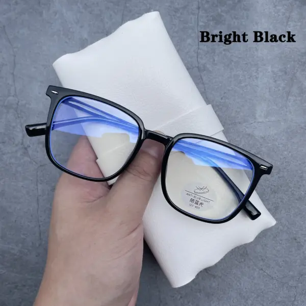 Unisex Anti Blue Light Square Glasses Frame - Image 7