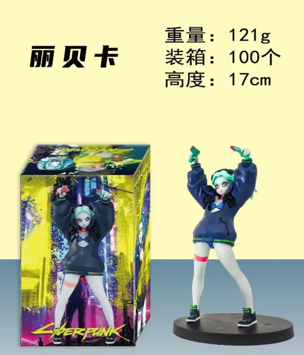 22CM Cyberpunk Edgerunners Lucy PVC Figure - Image 12