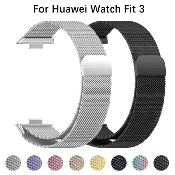 Milanese Magnetic Strap for Huawei Watch Fit 3