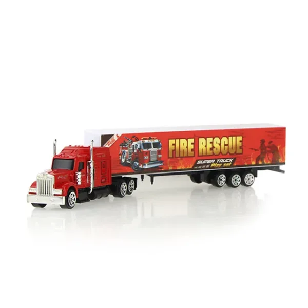 Diecast Container Truck Model Toy for Kids - Image 12