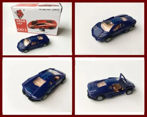 4D Plastic Mini Car Puzzle 1:87 Scale Toy - Image 3