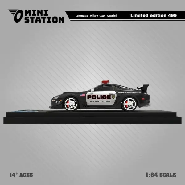 1:64 Supra A80Z Police Car Diecast Model - Image 2