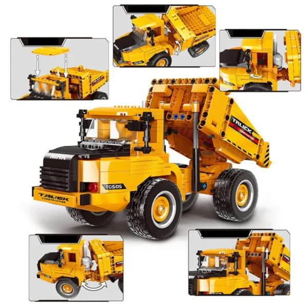 DIY Heavy Mining Truck Building Blocks Set - Image 3