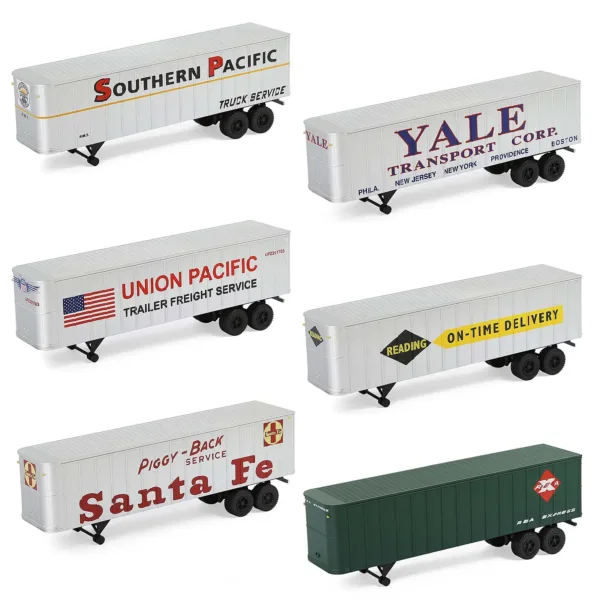 N Scale 1:160 Model Trailers Pack of 2 - Image 2