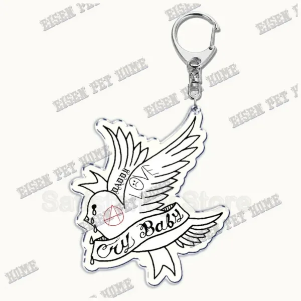 Lil Peep Acrylic Keychain Pendant Gift - Image 43