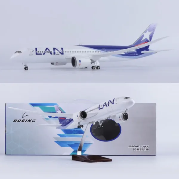 47CM B787 LANChile Model Airplane Toy - Image 6