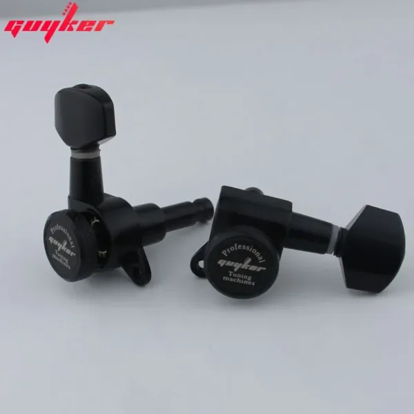 GUYKER Black Locking Guitar Tuners Set - Image 4