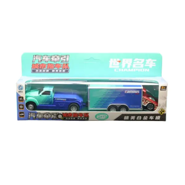 1:64 Alloy Flat Trailer and Truck Model - Image 7
