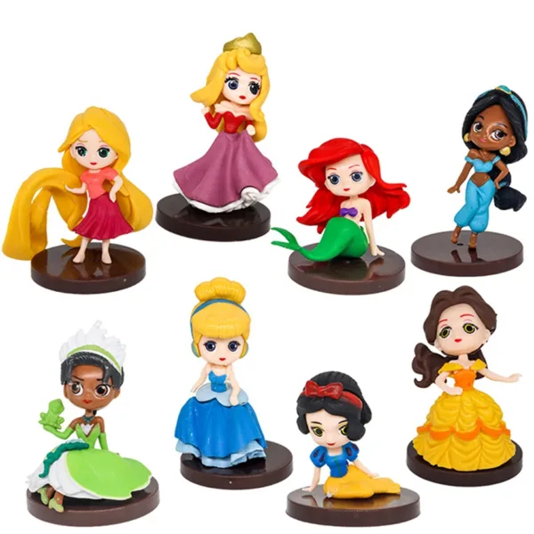 8pcs Disney Princess Action Figures Set - Image 3