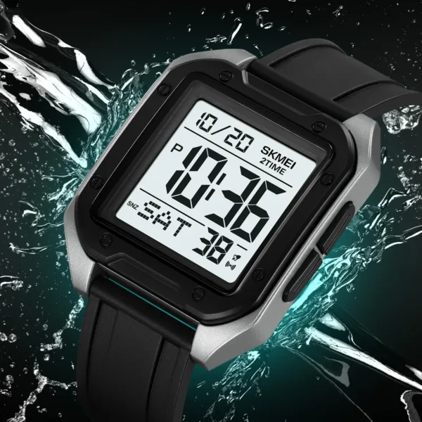 Digital Military Wristwatch for Men Waterproof - Image 2