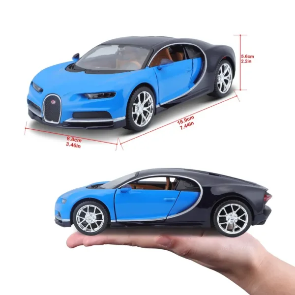 Maisto 1:24 Bugatti Chiron Die Cast Model - Image 6