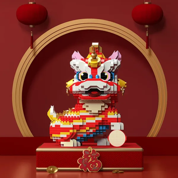 Lion Dance Micro Building Blocks Set - Image 3