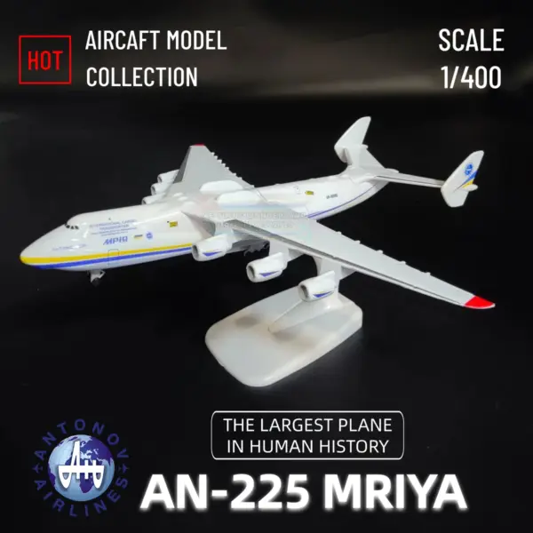 Antonov AN225 Mriya 1:400 Metal Model Aircraft