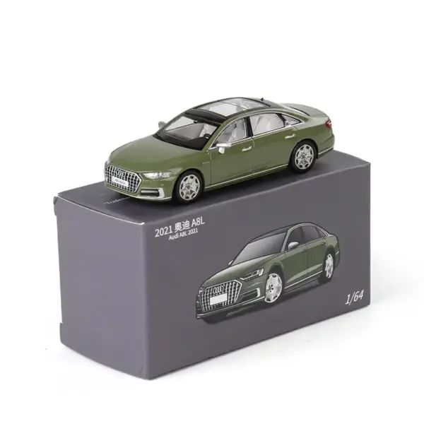 1/64 Audi A8L Diecast Car Model Toy - Image 15