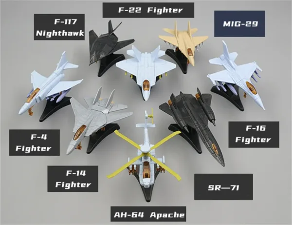 Airplane Assembly Model 1:144 Scale Toys - Image 2