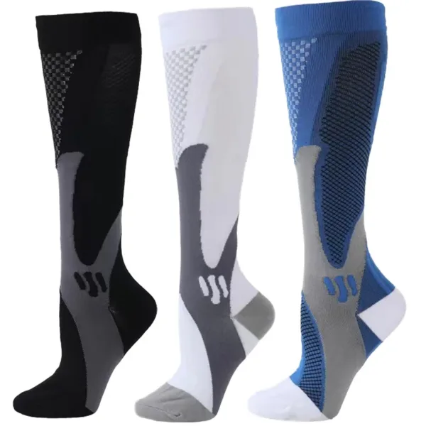 3 Pairs Compression Socks for Men and Women - Image 21