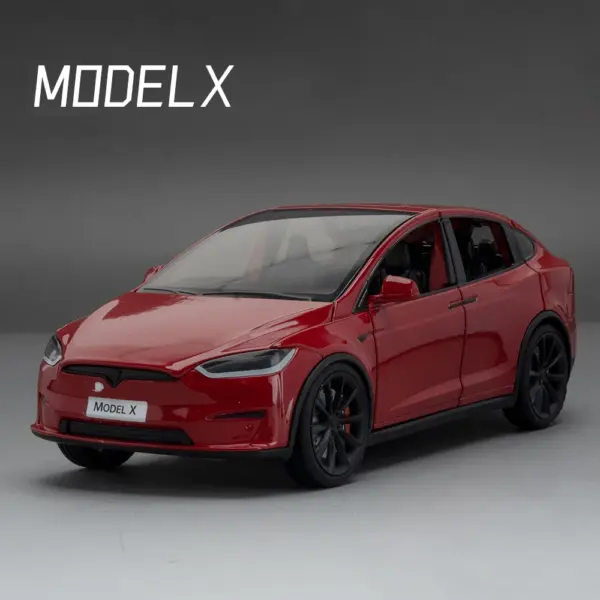 1:24 Alloy Model X Model 3 Model Y Car - Image 4