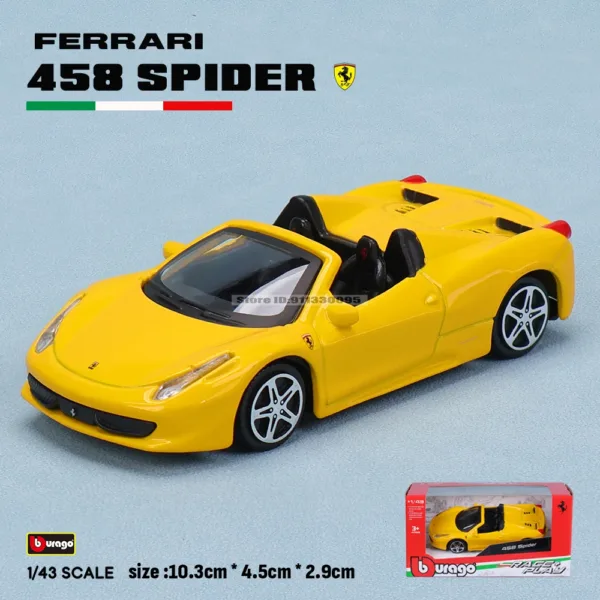 Bburago 1:43 Ferrari Diecast Car Model - Image 26