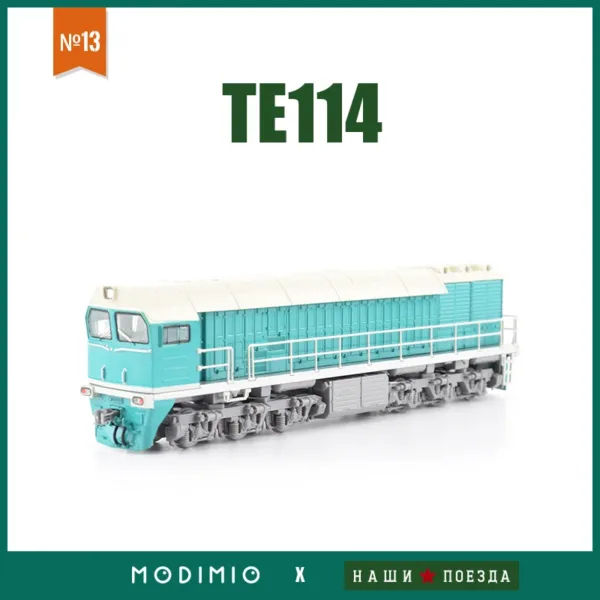 TE114 Diesel Locomotive Model 1:87 Collectible