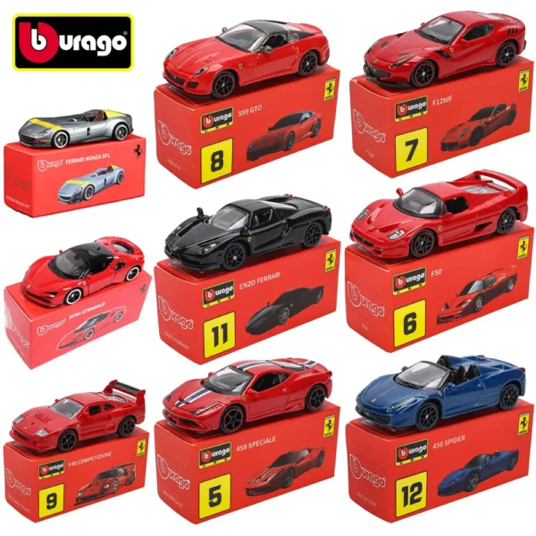 Bburago 1:64 Ferrari Diecast Model Car - Image 6