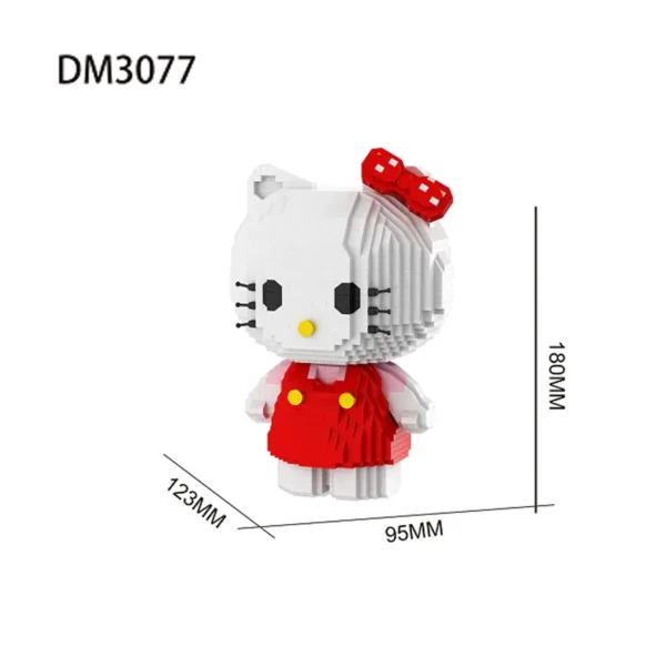 Hello Kitty Kuromi Mini Building Blocks Set - Image 8