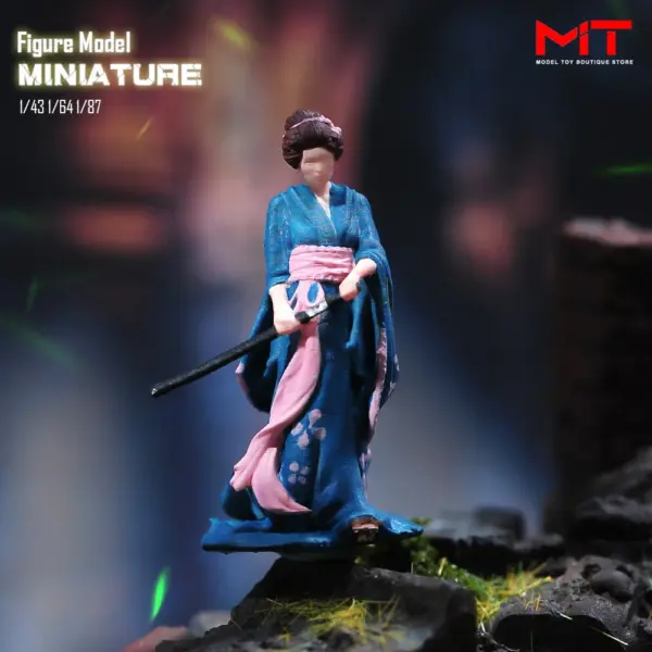 Japanese Kimono Beauty Miniature Figurine Collection