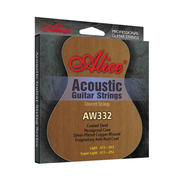 Alice AW332 Acoustic Guitar Strings Set 011-052 - Image 2