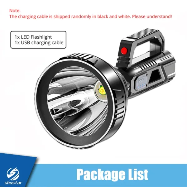 Powerful Rechargeable LED Flashlight for Camping - Image 7