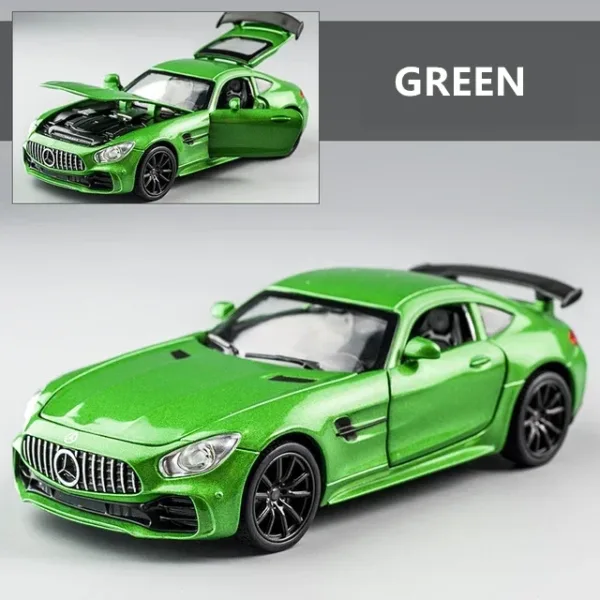 1:36 Diecast Alloy AMG GTR Car Model - Image 10