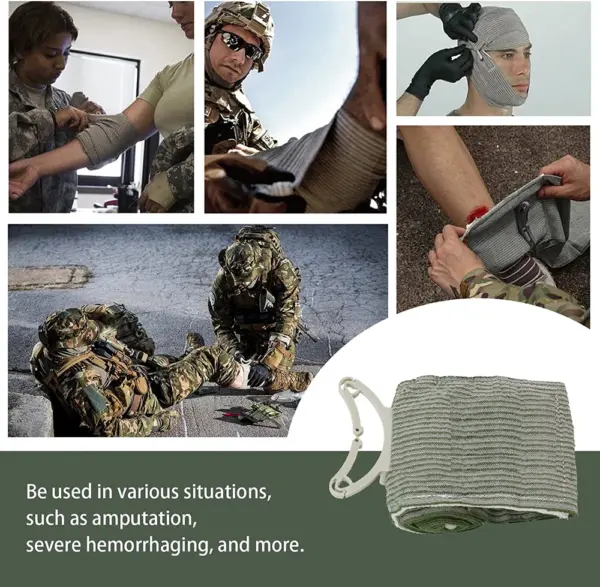 Israeli Bandage 4/6 Inch Tactical Trauma Dressing - Image 4