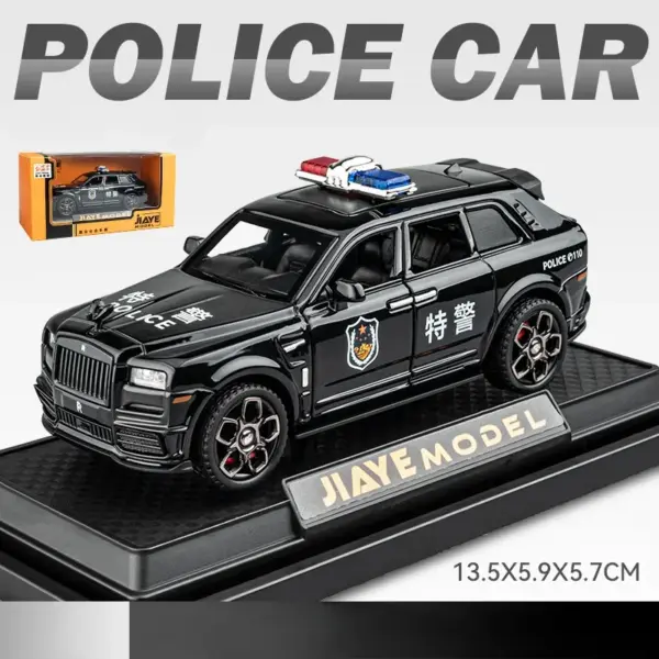 Rolls Royce Cullinan Police Car Model Toy - Image 7