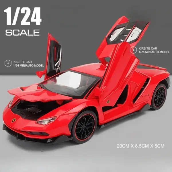 1:24 Scale Lamborghini LP770 LP780 Model Car - Image 8