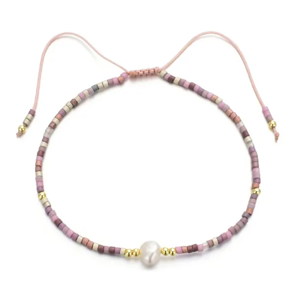 Miyuki Seed Beads Women's Pearl Bracelet - Image 2