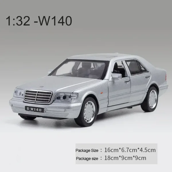 1:32 Diecast Benz S-W140 Car Model Toy - Image 11