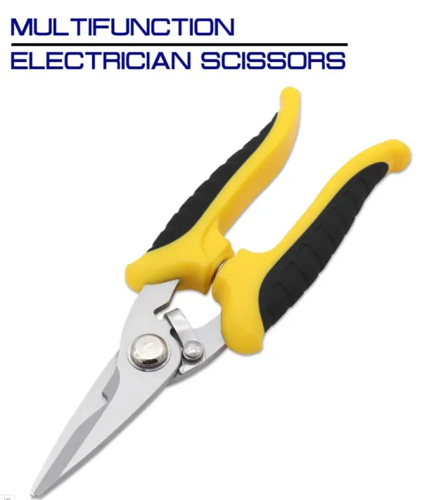 Multifunction Stainless Steel Electrician Scissors - Image 2