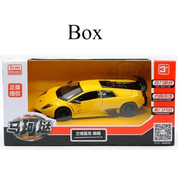 1:36 Scale Lamborghini Murcielago Diecast Model - Image 8