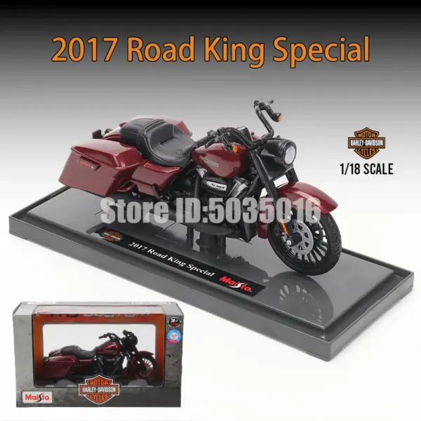 Maisto 1:18 Harley-Davidson Motorcycle Model - Image 17