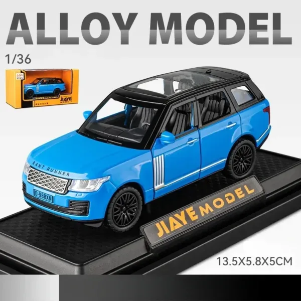 1:36 Land Rover Range Rover Diecast Model Car - Image 11