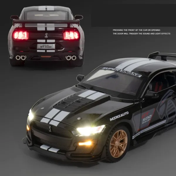 1/32 Ford Shelby GT500 GT350 Diecast Car - Image 4