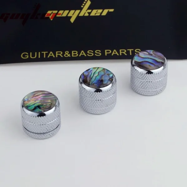 Abalone Guitar Knobs for Electric Bass 6mm Pots - Image 5