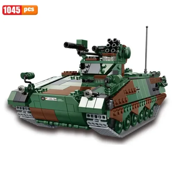 Military Tank Building Blocks Set 192-1912PCS - Image 7