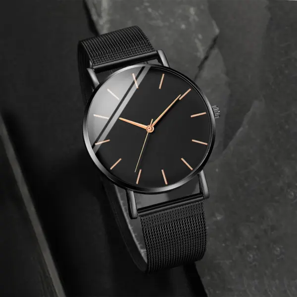 Men's Ultra Thin Stainless Steel Quartz Watch - Image 8