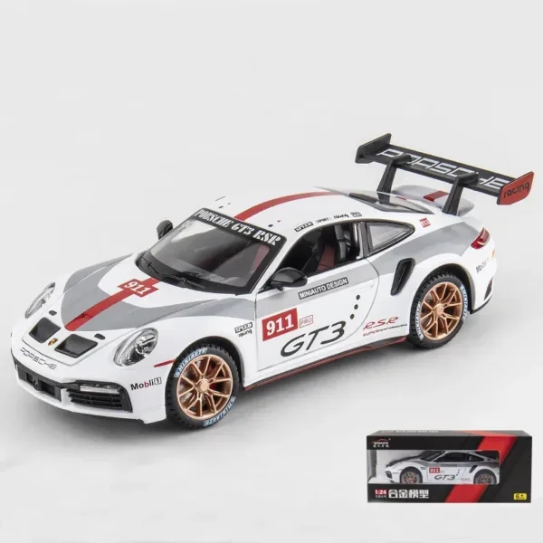 1:24 Porsche 911 GT3 RSR Diecast Model Car - Image 9