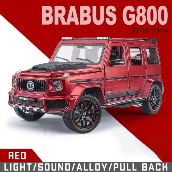 1:24 Scale Brabus G800 Diecast Metal Car - Image 9