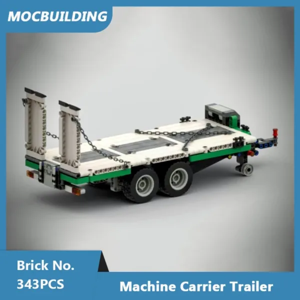 MOC Building Blocks Truck Trailer Set 314PCS - Image 8